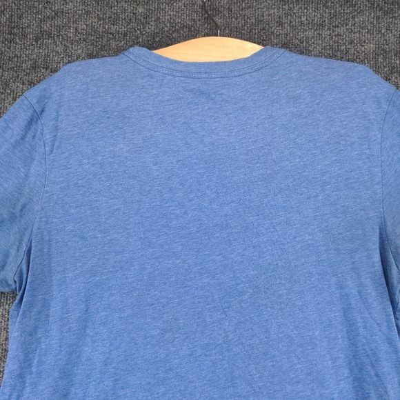 The Nike Tee Men's Dri-Fit Big Swoosh Activewear Top Blue Medium Short Sleeve - Picture 9 of 15
